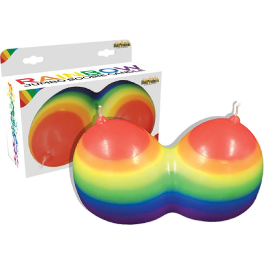 Rainbow Jumbow Boobie Candle Hott Products Unlimited