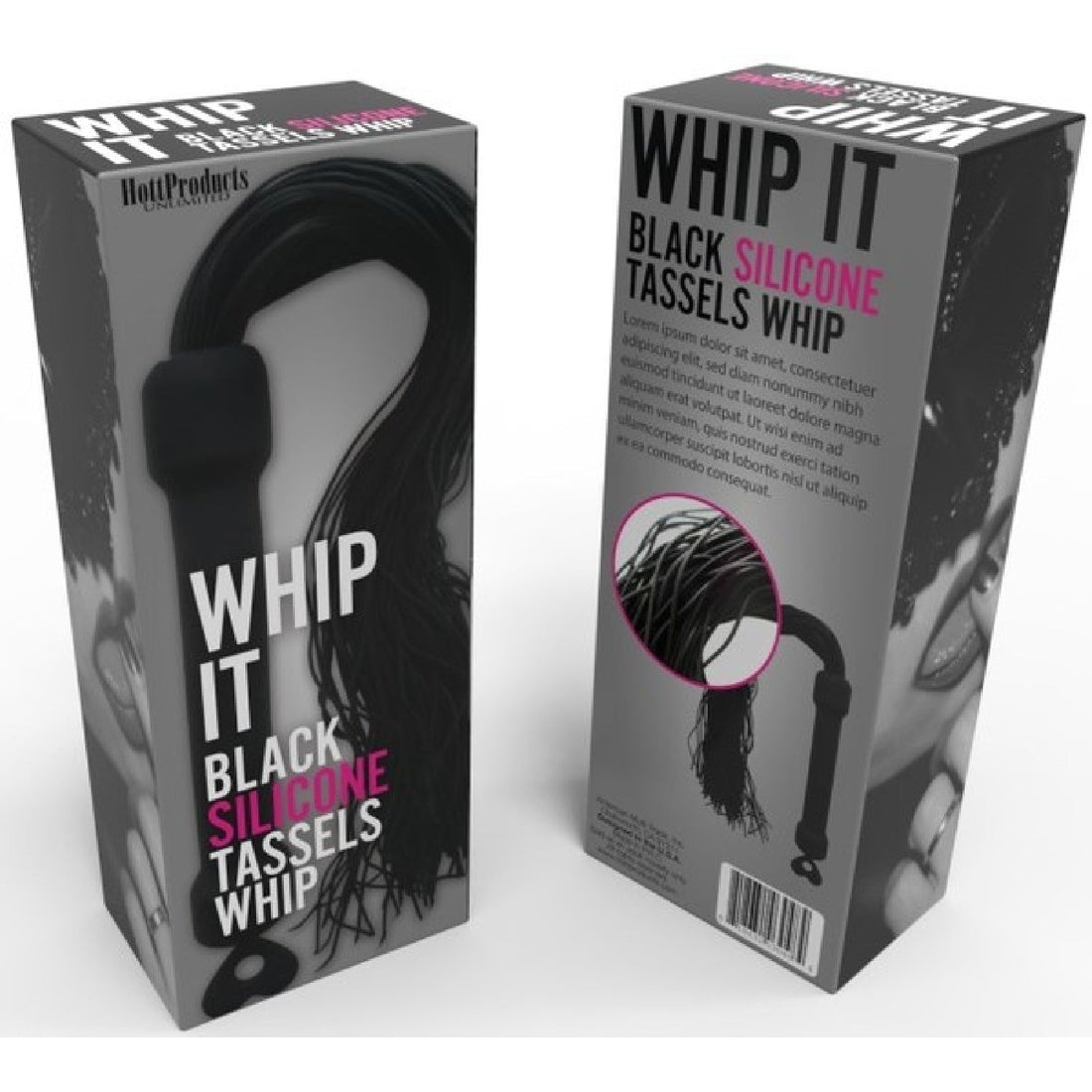 Whip It! Black Tassel Silicone Tassels Whip Hott Products Unlimited