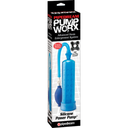 Silicone Power Pump - Blue Pipedreams