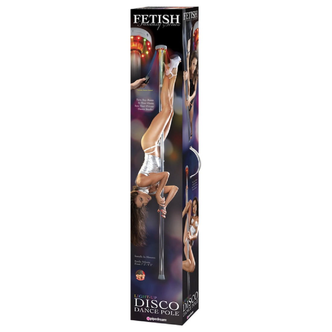 Fetish Fantasy Series Light-Up Disco Dance Pole - Multi Pipedreams