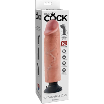 10" Vibrating Cock Pipedreams