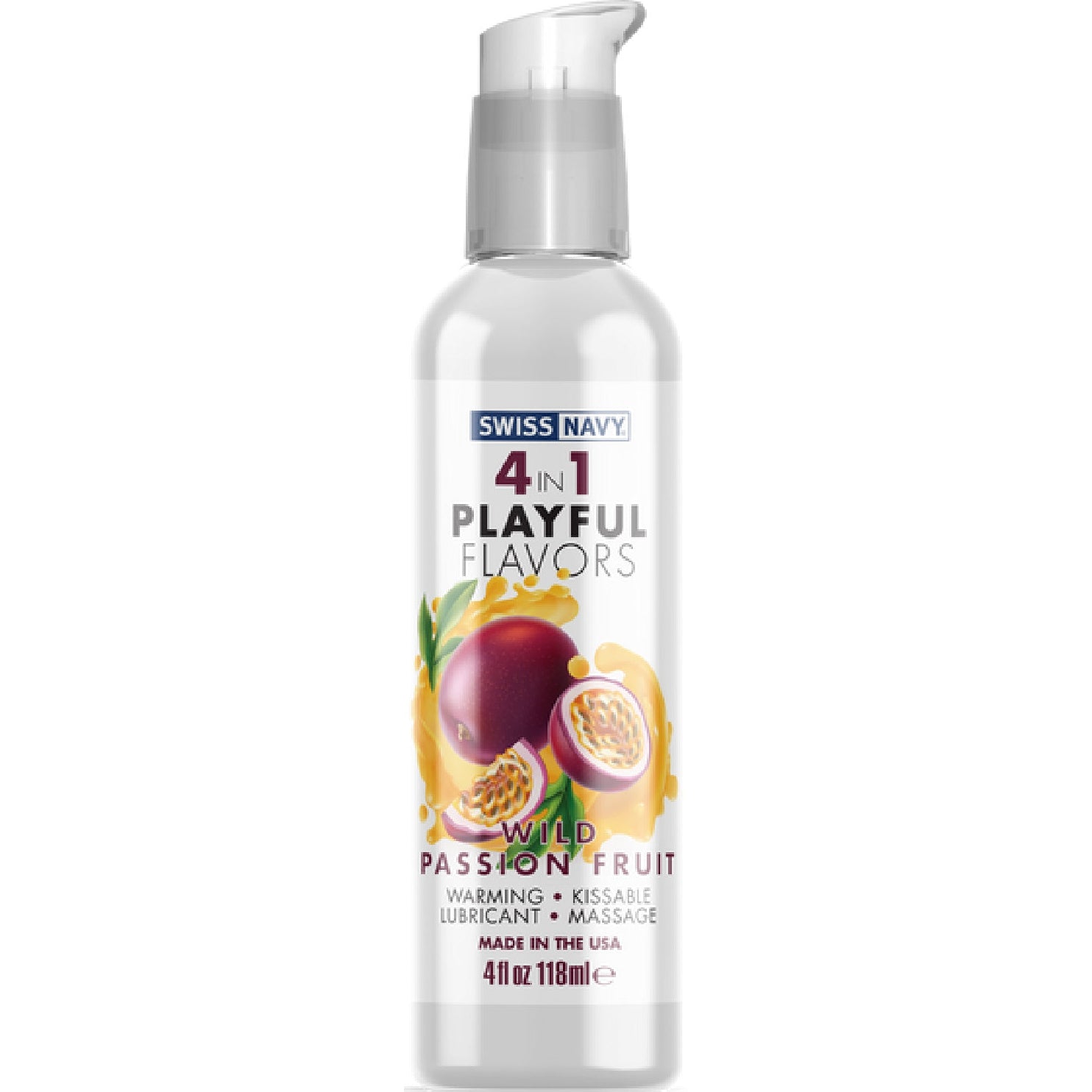 4 In 1 - Playful Flavors 118ml - Wild Passion Fruit Swiss Navy