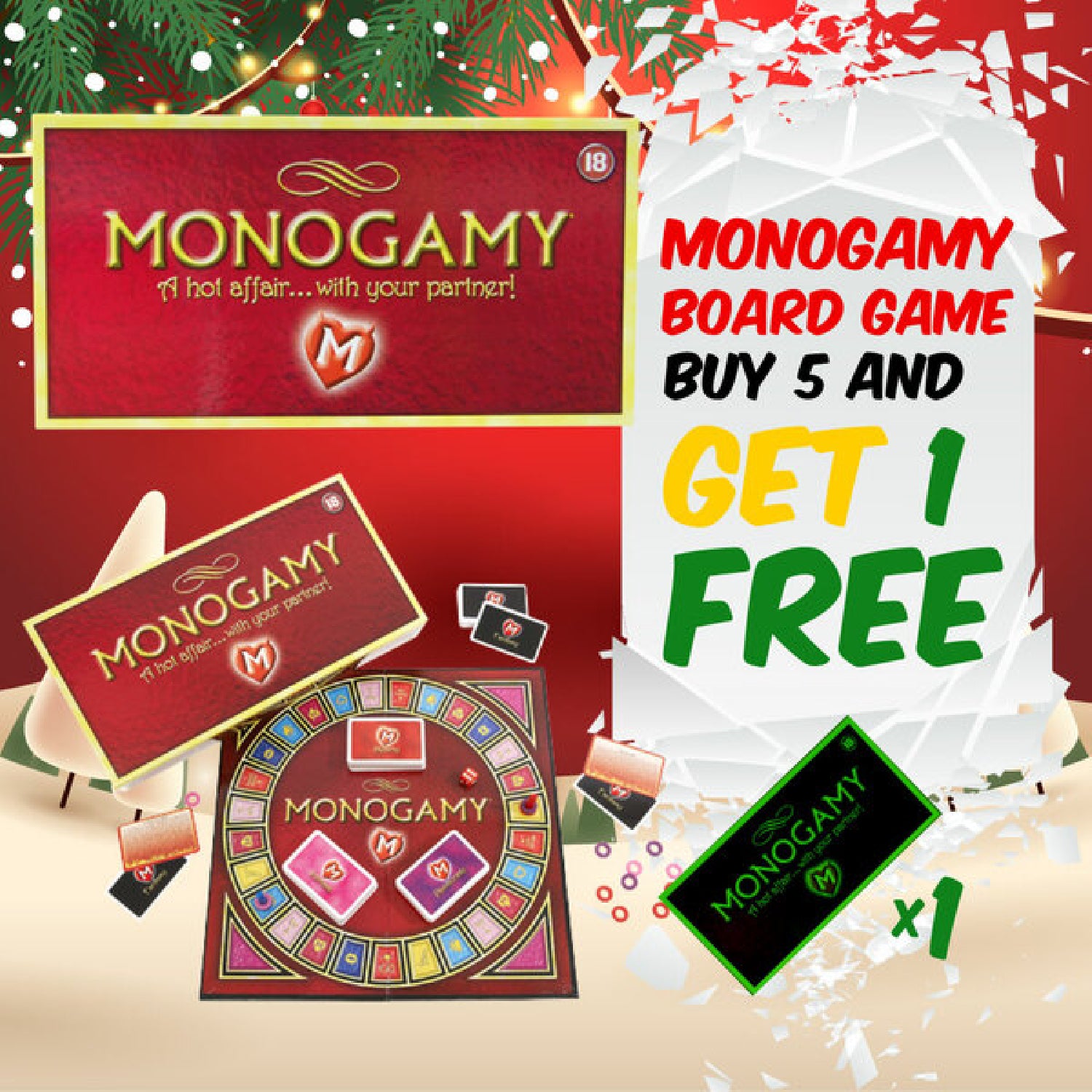 Monogamy Board Game - 6 Pack Creative Conceptions