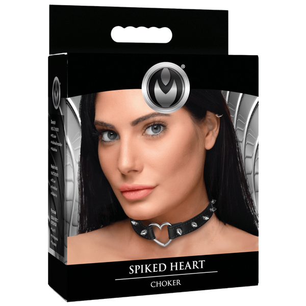 Spiked Heart Choker Xr Brands