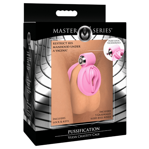 Pussification Vulva Chastity Cage Xr Brands