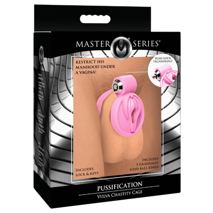 Pussification Vulva Chastity Cage Xr Brands