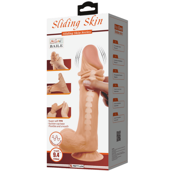 Sliding Skin Series Vibrating 9.4" Pretty Love