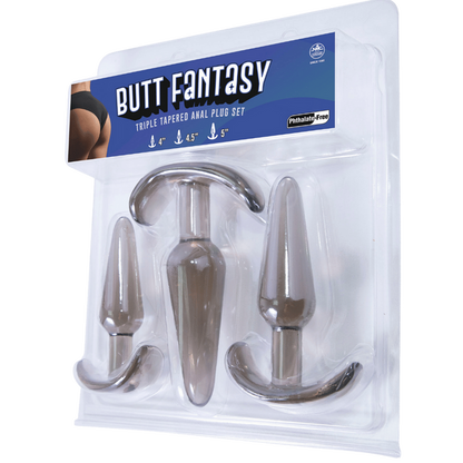 Butt Fantasy - Triple Tapered Anal Plug Set Excellent Power