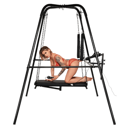 Throne Deluxe Adjustable Sling with Sex Machine Xr Brands