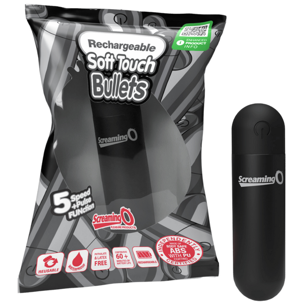 Rechargeable Soft Touch Bullet Screaming O