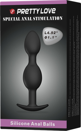 Silicone Anal Balls 4.92"