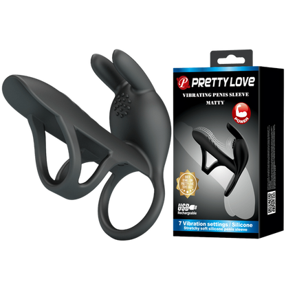 Vibrating Penis Sleeve - Matty