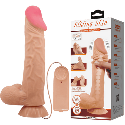 Sliding Skin Series Vibrating 9.4" Pretty Love