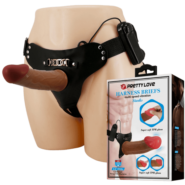 Universal Strap-On Harness -Vibrating Stark Pretty Love