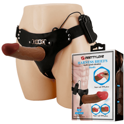 Universal Strap-On Harness -Vibrating Stark Pretty Love