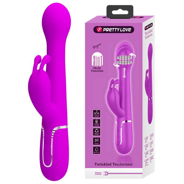 Dejon - 3in1 Multi-function Vibrator Pretty Love