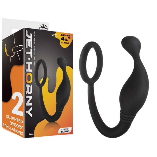 Prostate Plug with Love Ring - 4.5"