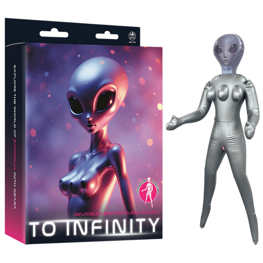 Inflatable 3-Breasted Alien Love Doll -